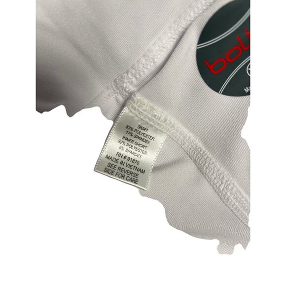 Bolle Extra Dry Technology Tennis Skort Skirt Women's White W/Pleats Size XL NWT - Picture 7 of 8